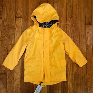 NWT Cat and Jack yellow 4t raincoat